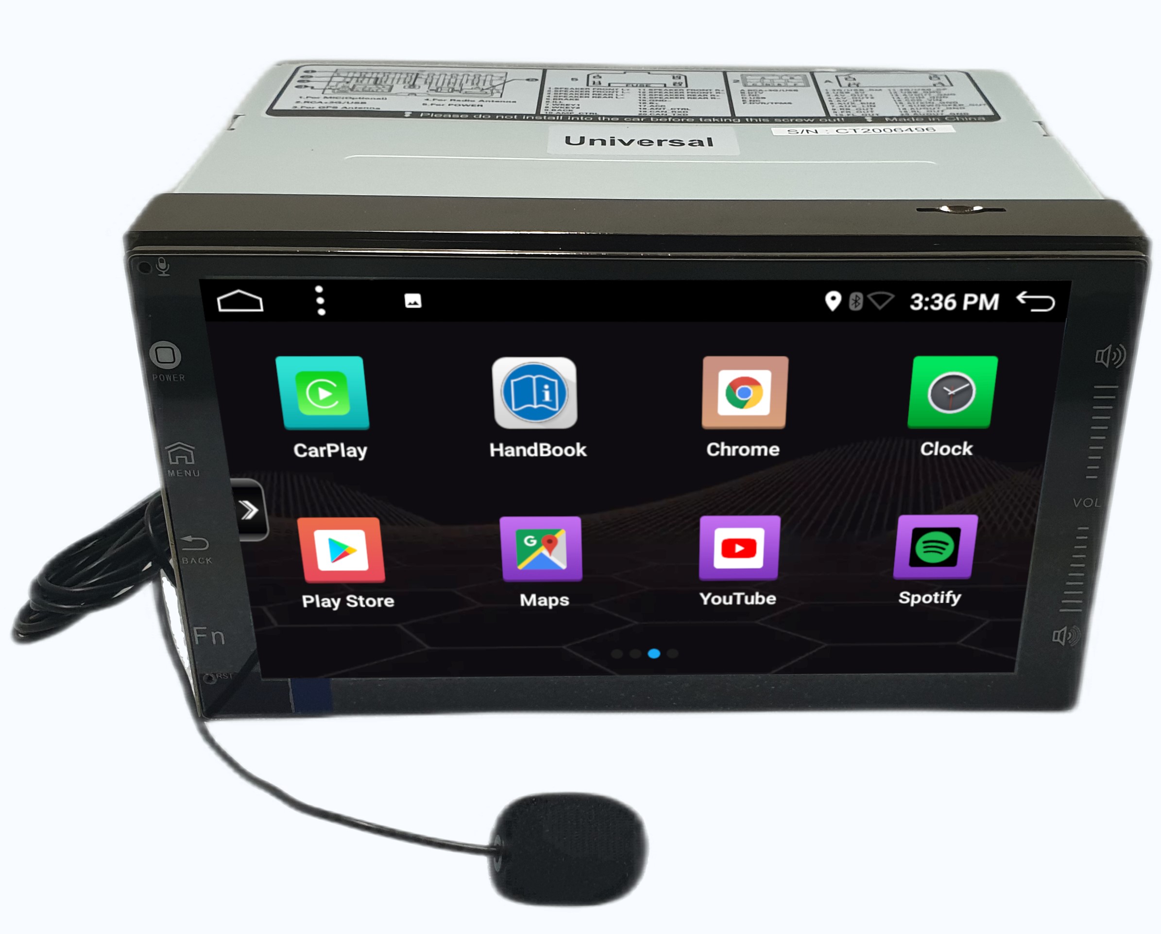 Android screen with wireless Apple CarPlay for Honda Accord CARTUNES
