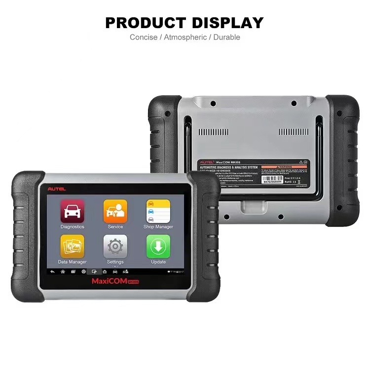 Scanner Auto Autel MaxiCOM MK808 – Diagnostic Bidirectionnel, 150+ Marques, Fonctions Spéciales (réinit Huile, EPB, DPF…)
