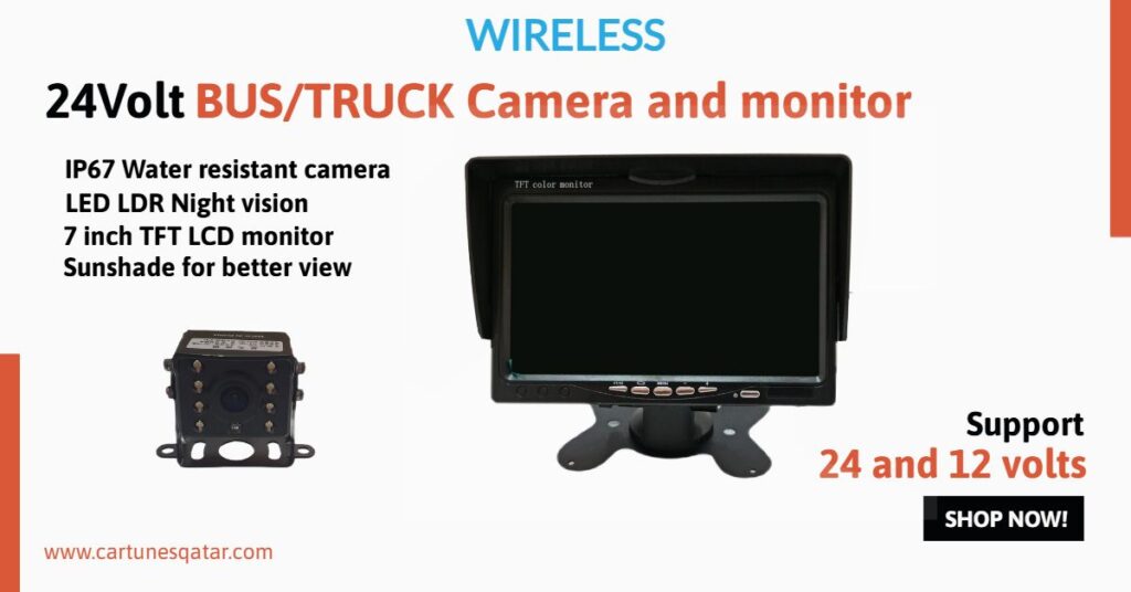 Truck/ Bus/ Heavy Equipment wireless camera system with monitor